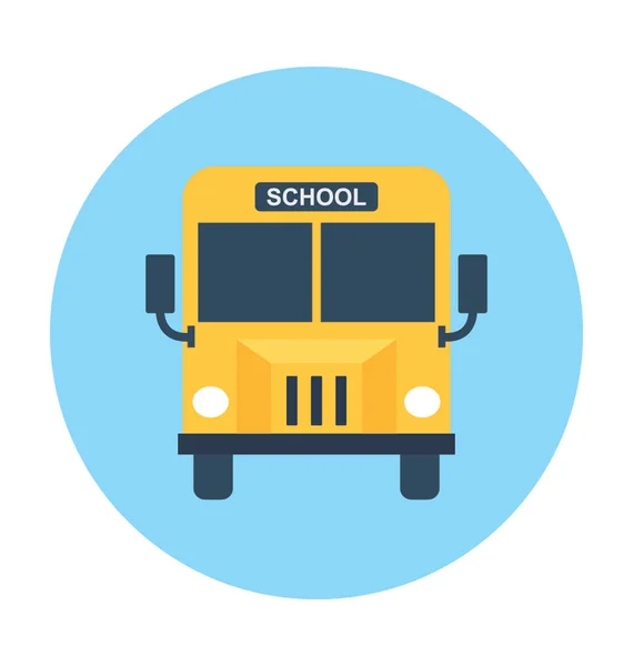 Icono vector de bus — Vector de stock