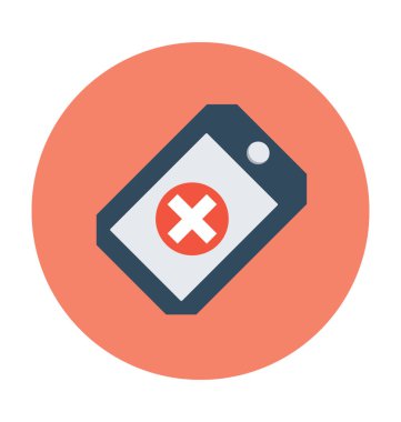 Hastane etiketi vektör çizim