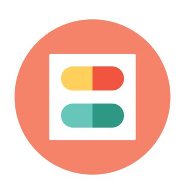 kapsül vektör çizim