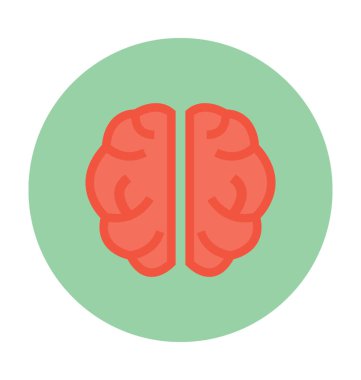 İnsan beyin vektörü çizimi