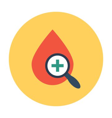 Kan testi vektör çizim