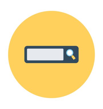 Web arama vektör simgesi