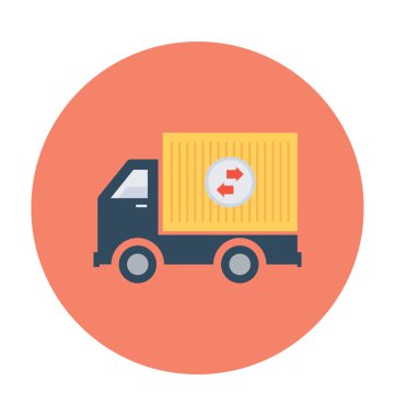 servis van vektör simgesi