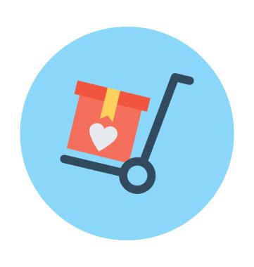 Arabası vektör simgesi