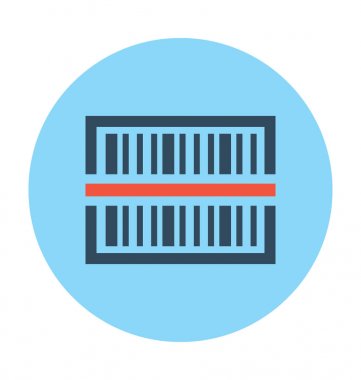 barkod vektör simgesi