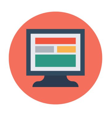 Web sayfası vektör çizim