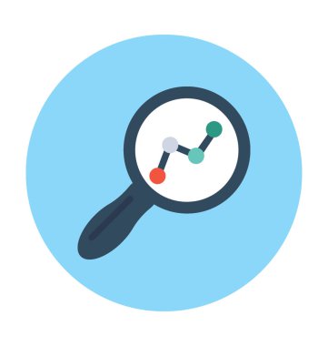 Büyüteç vektör çizim