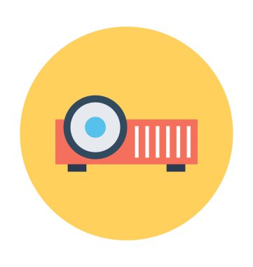 Projektör vektör çizim