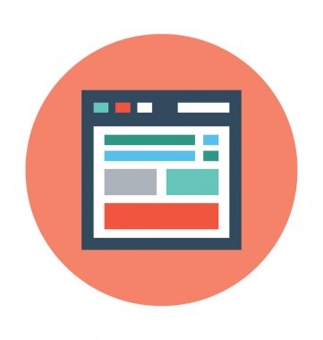 Web düzen vektör çizim