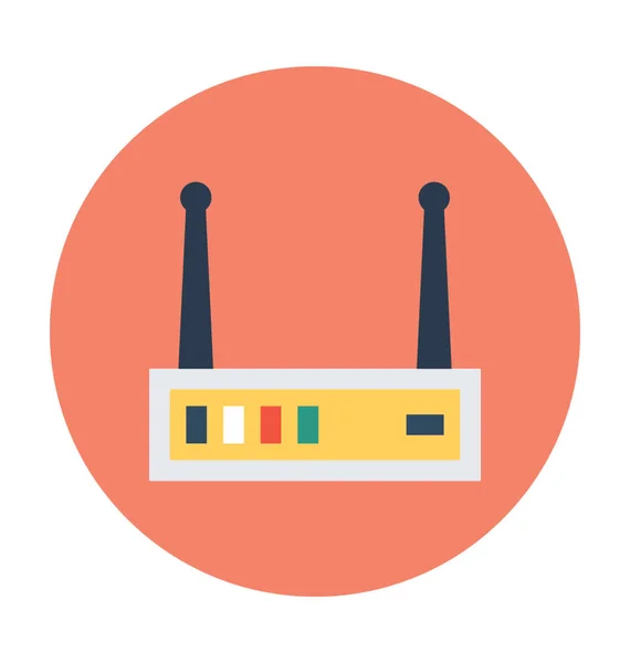 Illustrazione vettoriale del modem Internet — Vettoriale Stock