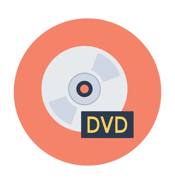 DVD Vector Illustration — Stock Vector