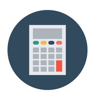 Hesap makinesi vektör simgesi