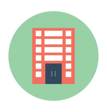 ticari yapı vektörü simgesi