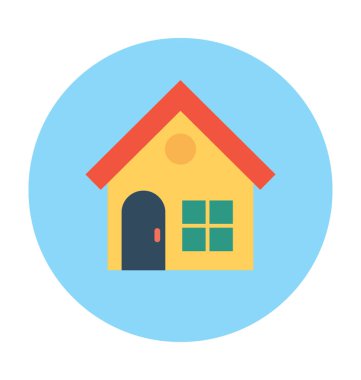 Villa vektör simgesi 