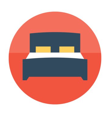 Yatak odası vektör çizim