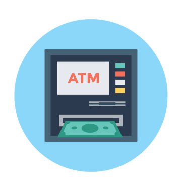 ATM vektör çizim