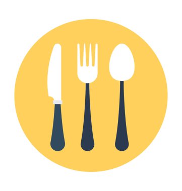 Çatal bıçak takımı vektör çizim