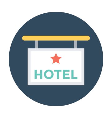 Hotel tabela vektör çizim