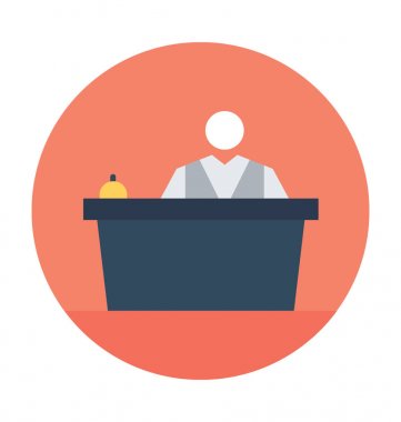 Resepsiyon vektör çizim