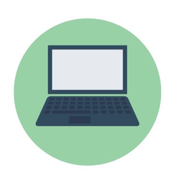 laptop vektör çizim