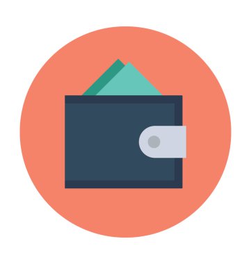 m-cüzdan vektör çizim