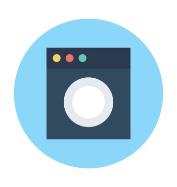 çamaşır makinesi vektör çizim