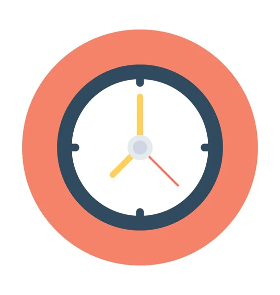 Reloj Vector Ilustración — Archivo Imágenes Vectoriales