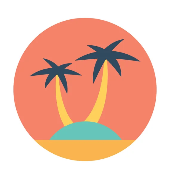 Illustration vectorielle palmier — Image vectorielle