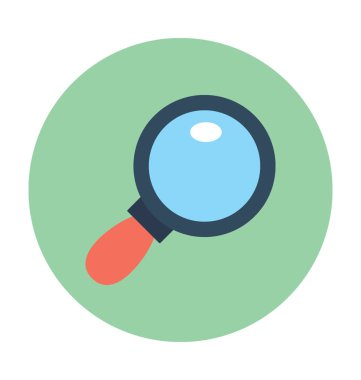 Büyüteç vektör simgesi