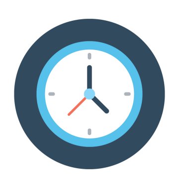 Saat vektör simgesi