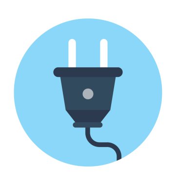 güç dolgu vektör simgesi