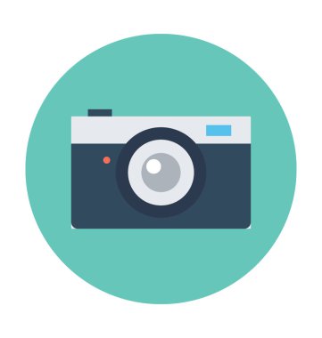 Dijital kamera vektör simgesi