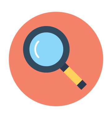 Büyüteç vektör simgesi