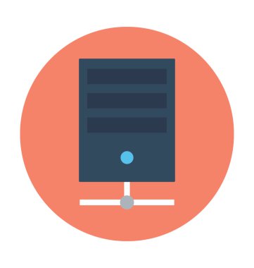 Sunucu paylaşımı vektör simgesi