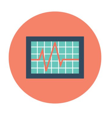 Grafik ekran vektör simgesi