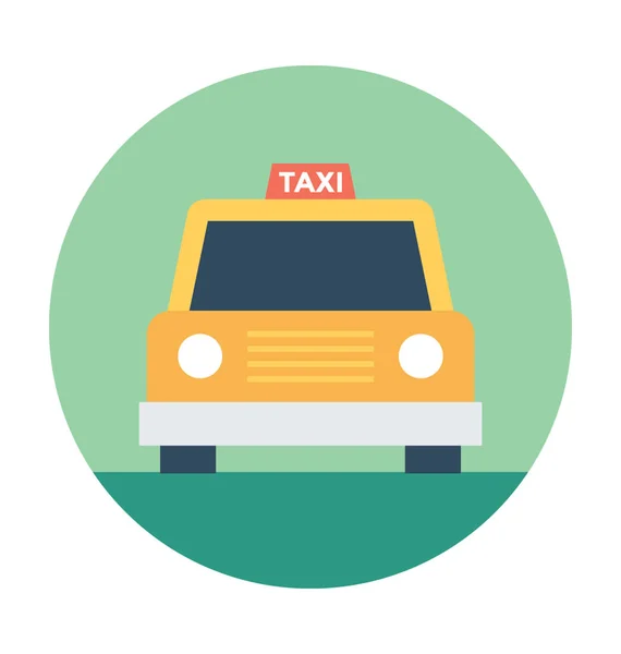 Taxi vector illustratie — Stockvector