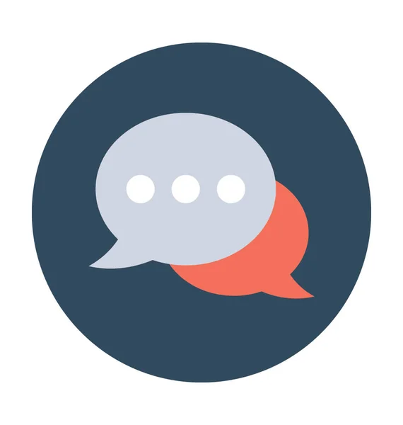 Chat buborékok Vector Icon — Stock Vector