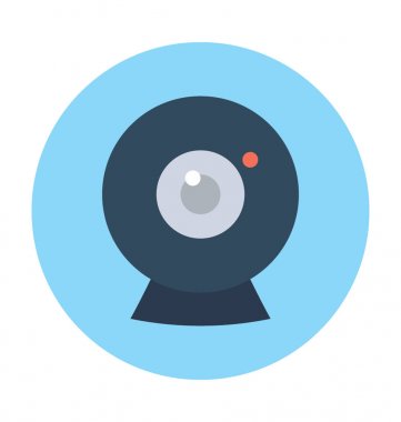 Web kamerası vektör simgesi