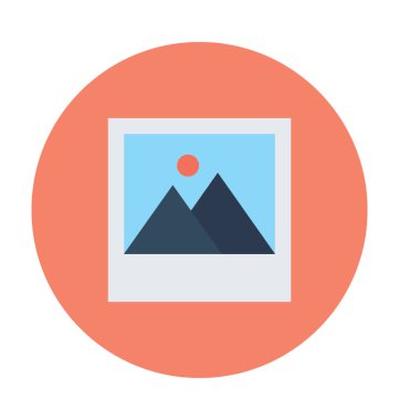 Manzara vektör simgesi