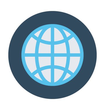 Dünya çapında vektör simgesi