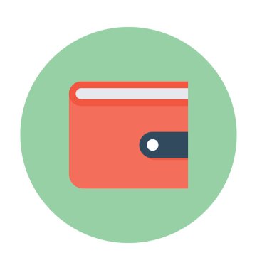 m-cüzdan vektör simgesi