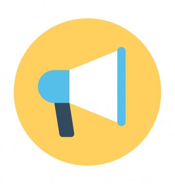 Megafon vektör simgesi