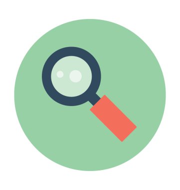 Büyüteç vektör simgesi