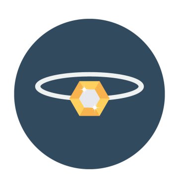 Yüzük vektör simgesi