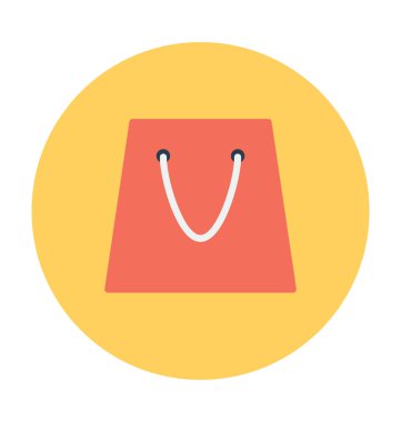 alışveriş poşeti vektör simgesi