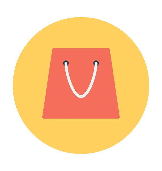 Einkaufstüten-Vektor-Symbol — Stockvektor