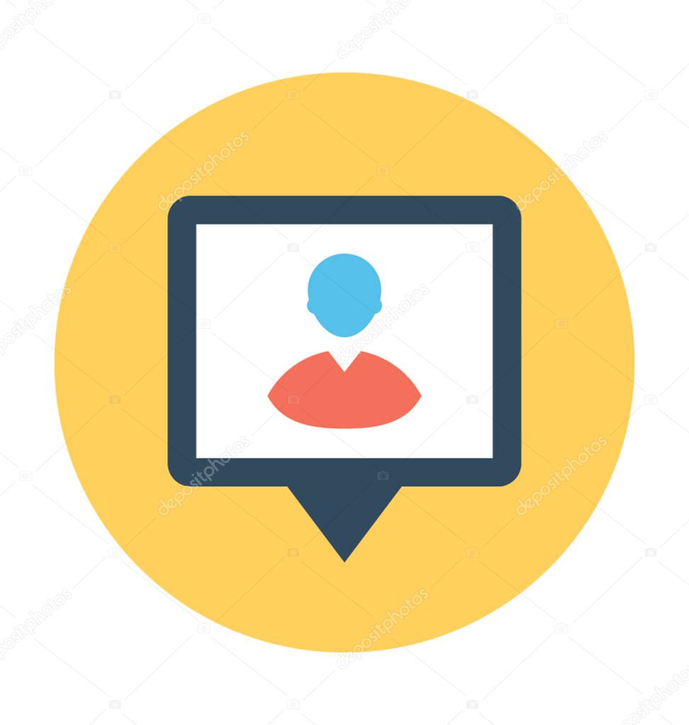 Chat Bubble Vector Icon