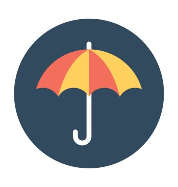 şemsiye vektör simgesi