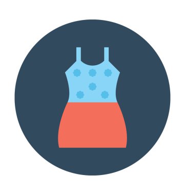 Bayan takım elbise vektör simgesi