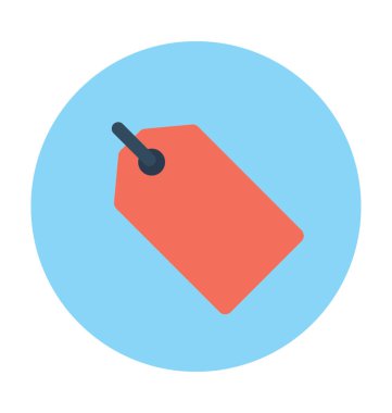 etiketi vektör simgesi